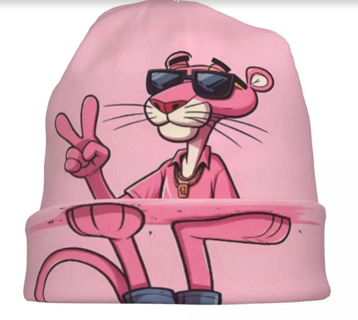 Pink Panther Beanie Cap