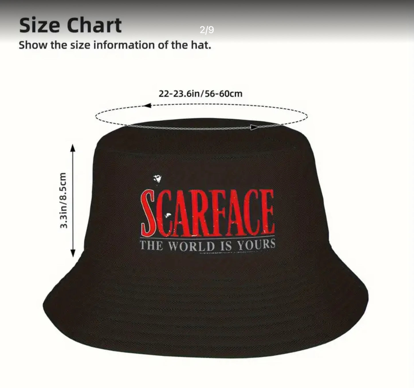 Scarface "The World Is Yours" Bucket Hat