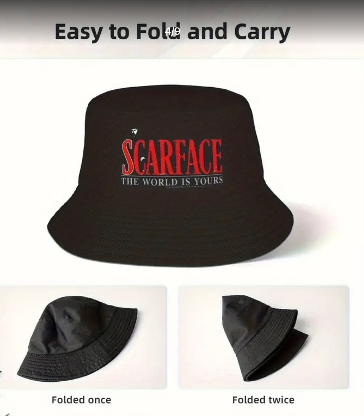 Scarface "The World Is Yours" Bucket Hat