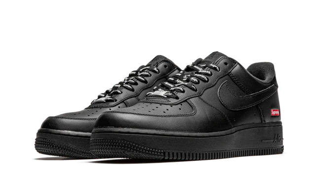 MEN'S NIKE AIR FORCE 1 LOW SUPREME BLACK SIZE 9.5 MENS