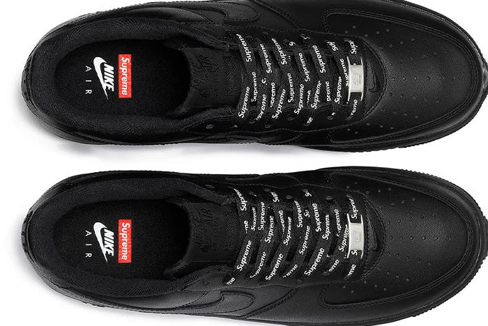 MEN'S NIKE AIR FORCE 1 LOW SUPREME BLACK SIZE 9.5 MENS