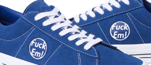 SUPREME BLUE VANS SID SIZE 9