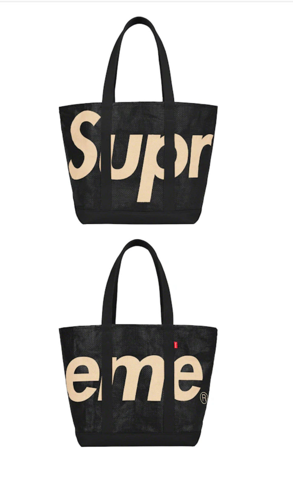 Supreme Tote Bag (BLK/WHT)