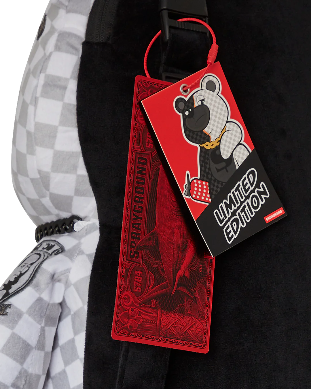 RING OF FIRE MONEYBEAR TEDDYBEAR BACKPACK
