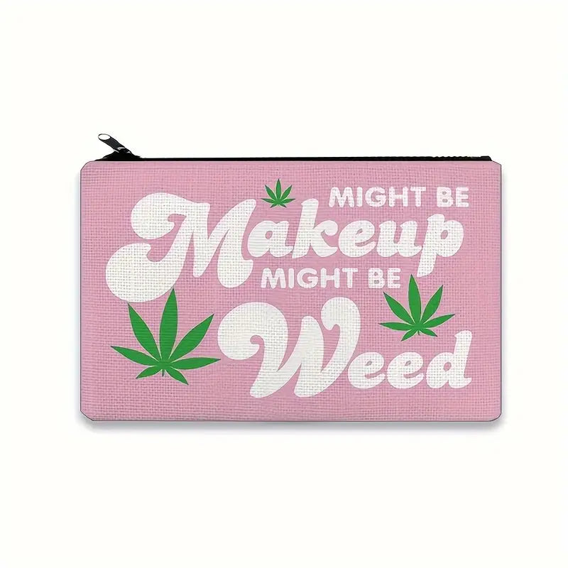 Weed Makeup Bag
