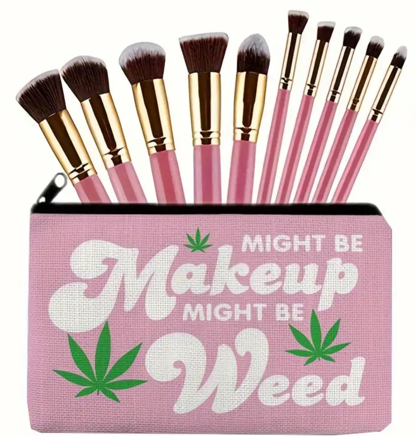 Weed Makeup Bag