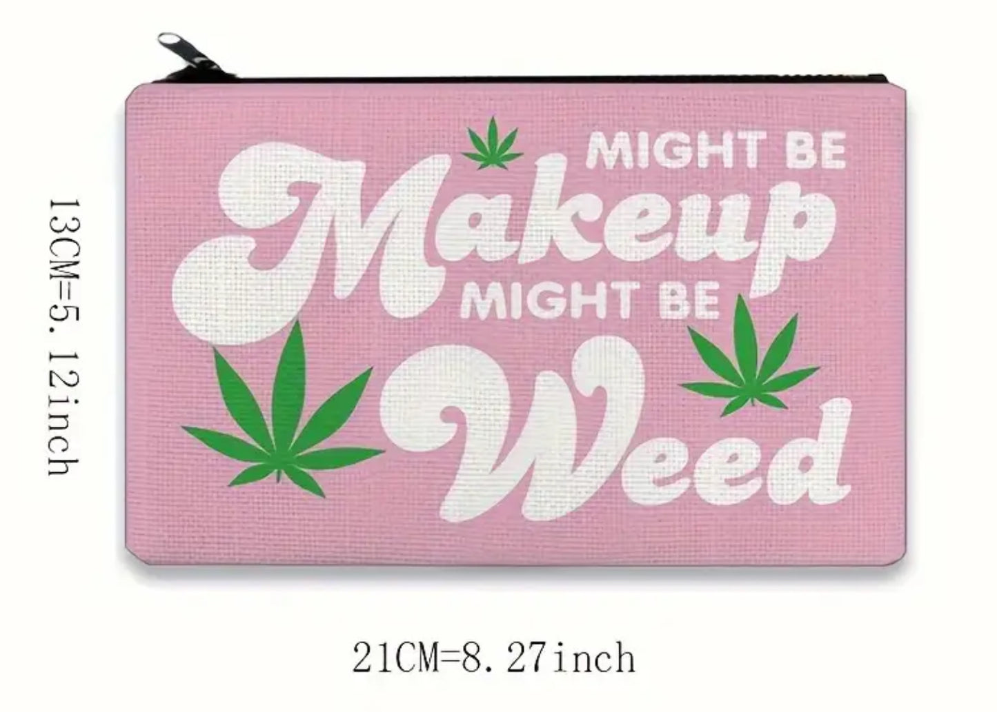 Weed Makeup Bag