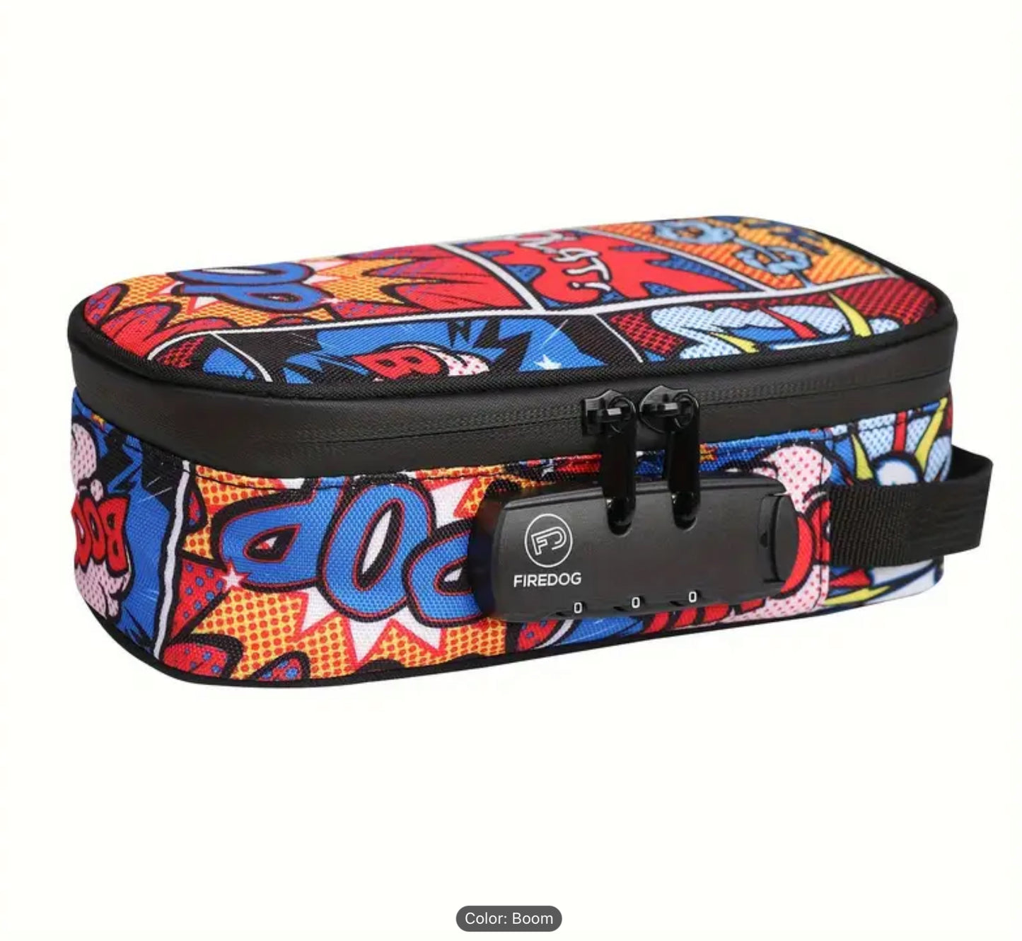 BLACK BOOM -Patterned Smell Proof Bag with Lock
