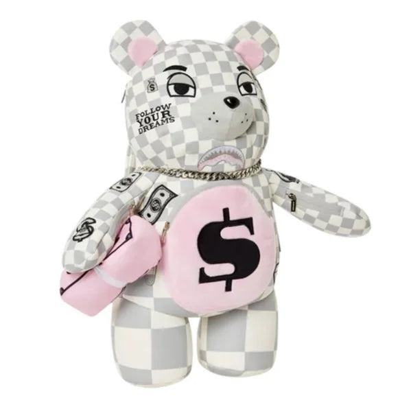 XTC LA PALAIS MONEYBEAR TEDDYBEAR BOOKBAG