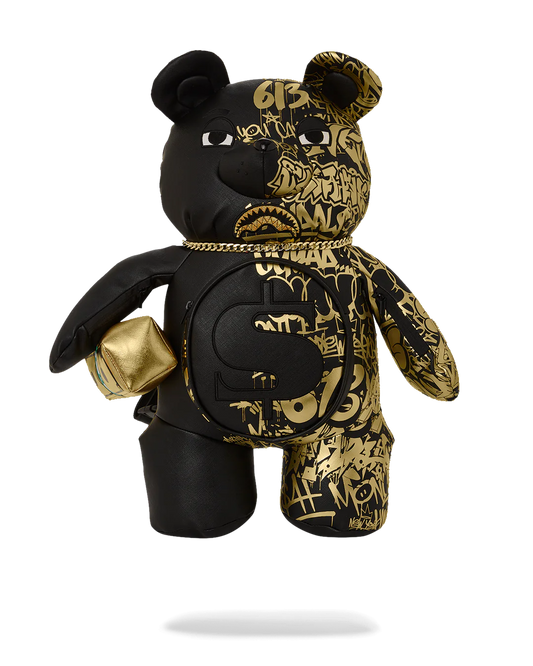 HALF GRAFF GLIDE MONEYBEAR TEDDYBEAR BACKPACK