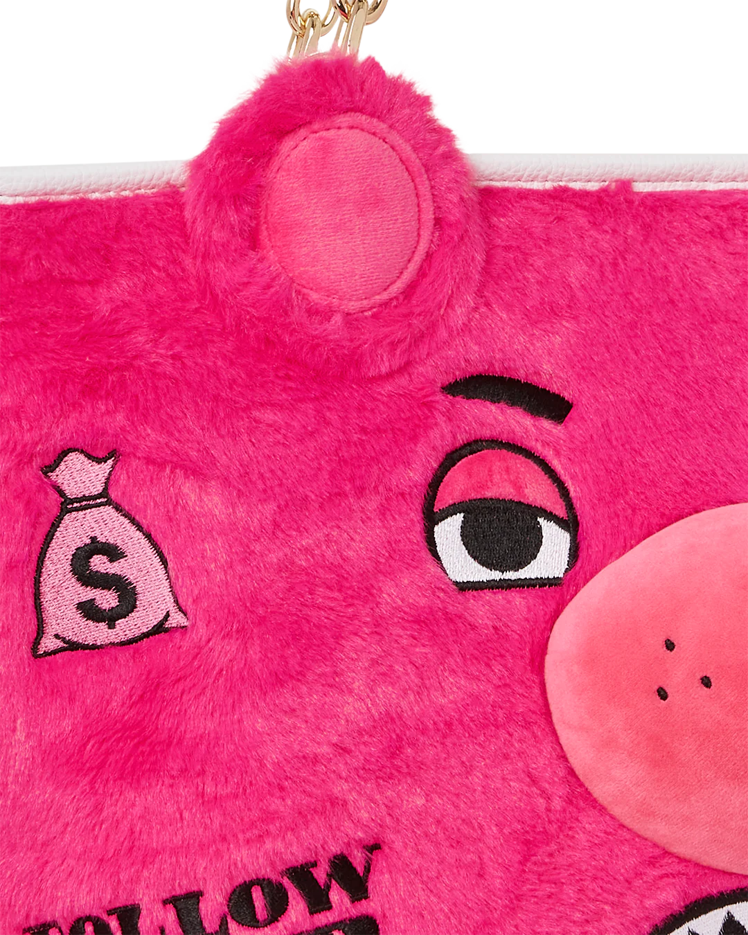 PLUSH MONEYBEAR TOTE (PINK)