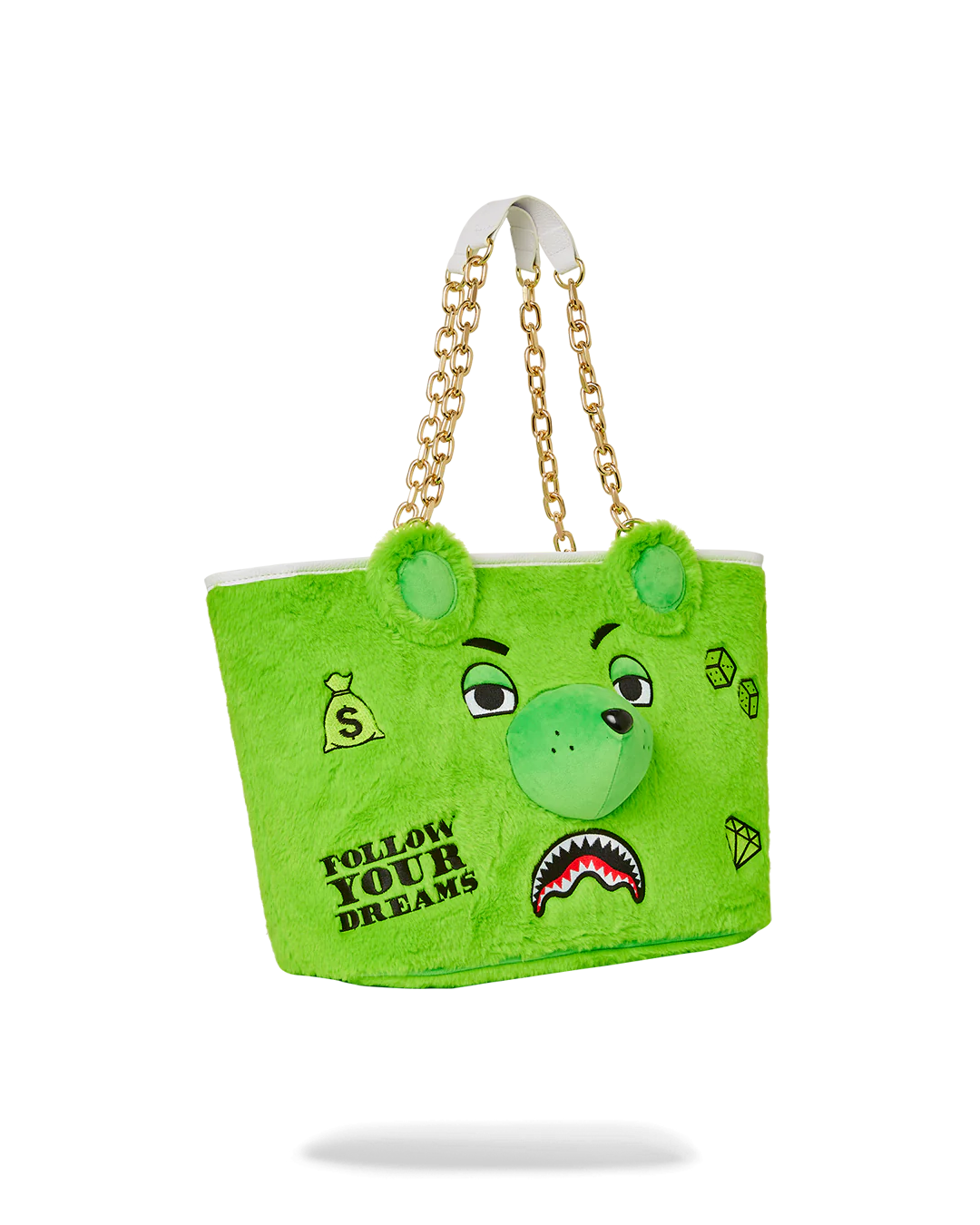 PLUSH MONEYBEAR TOTE (GREEN)