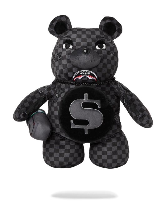 WHAT THE BEEP' SHARK MONEYBEAR TEDDYBEAR BACKPACK