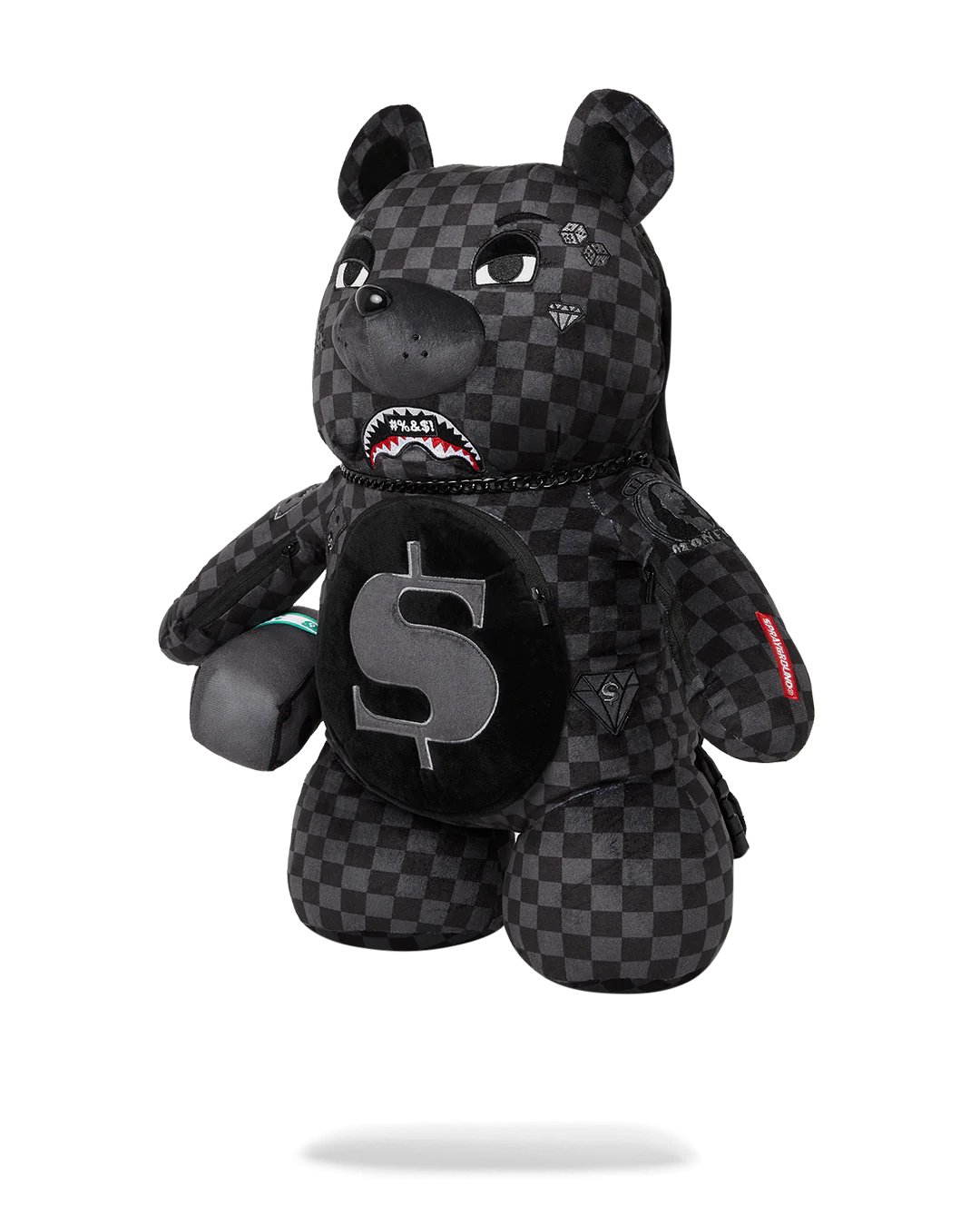 WHAT THE BEEP' SHARK MONEYBEAR TEDDYBEAR BACKPACK