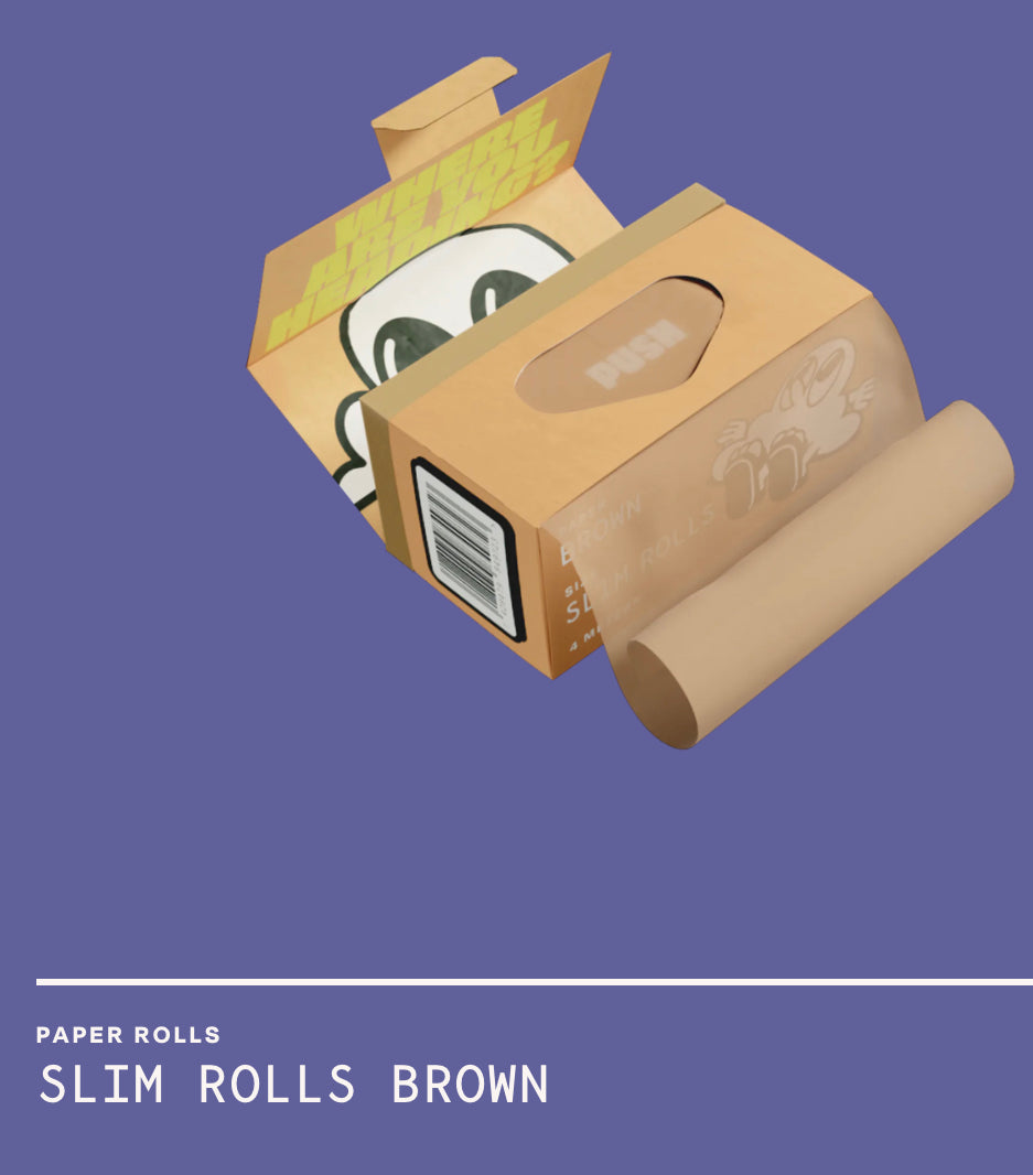 F.P SLIM ROLLS BROWN W/Tips