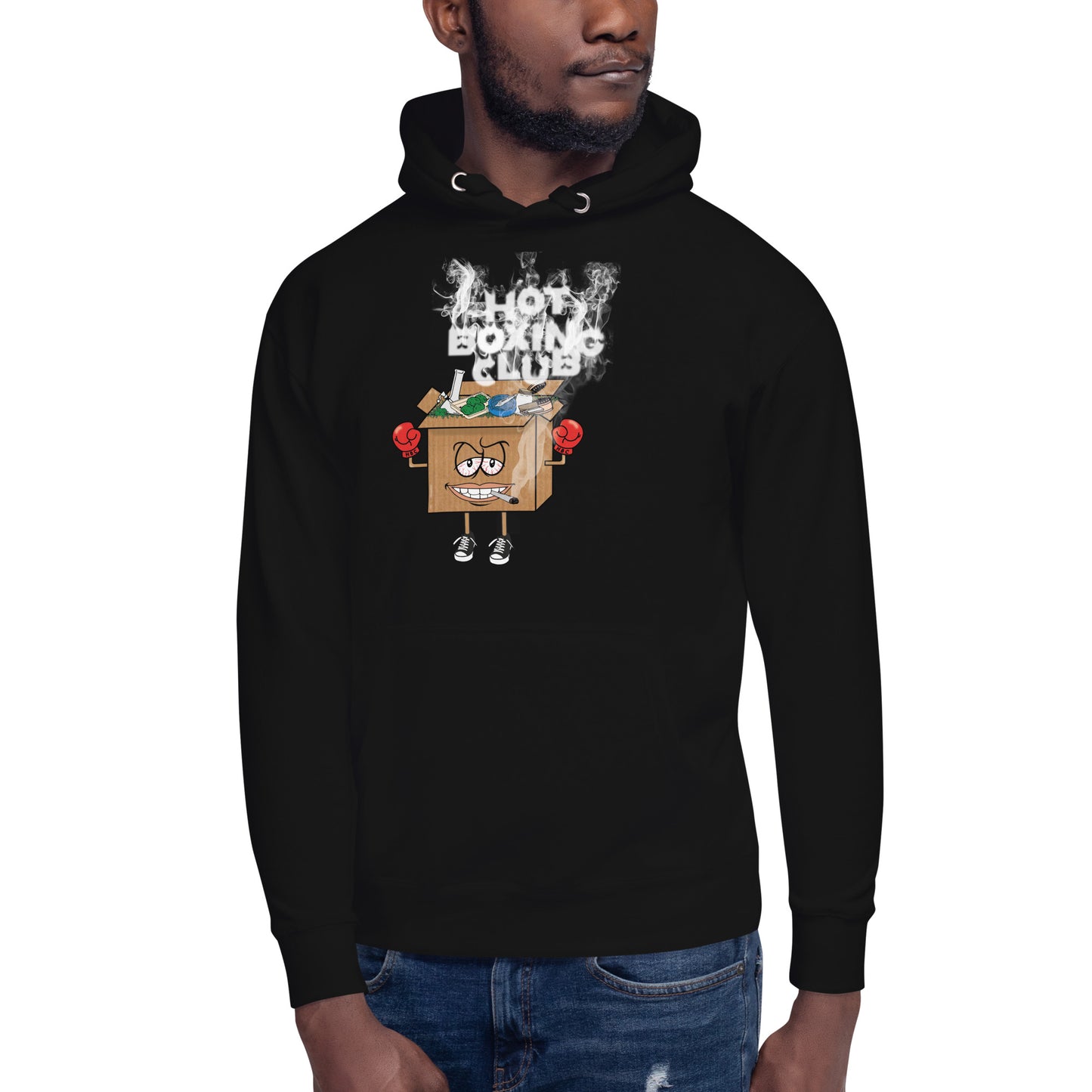 HBC Unisex Black Hoodie