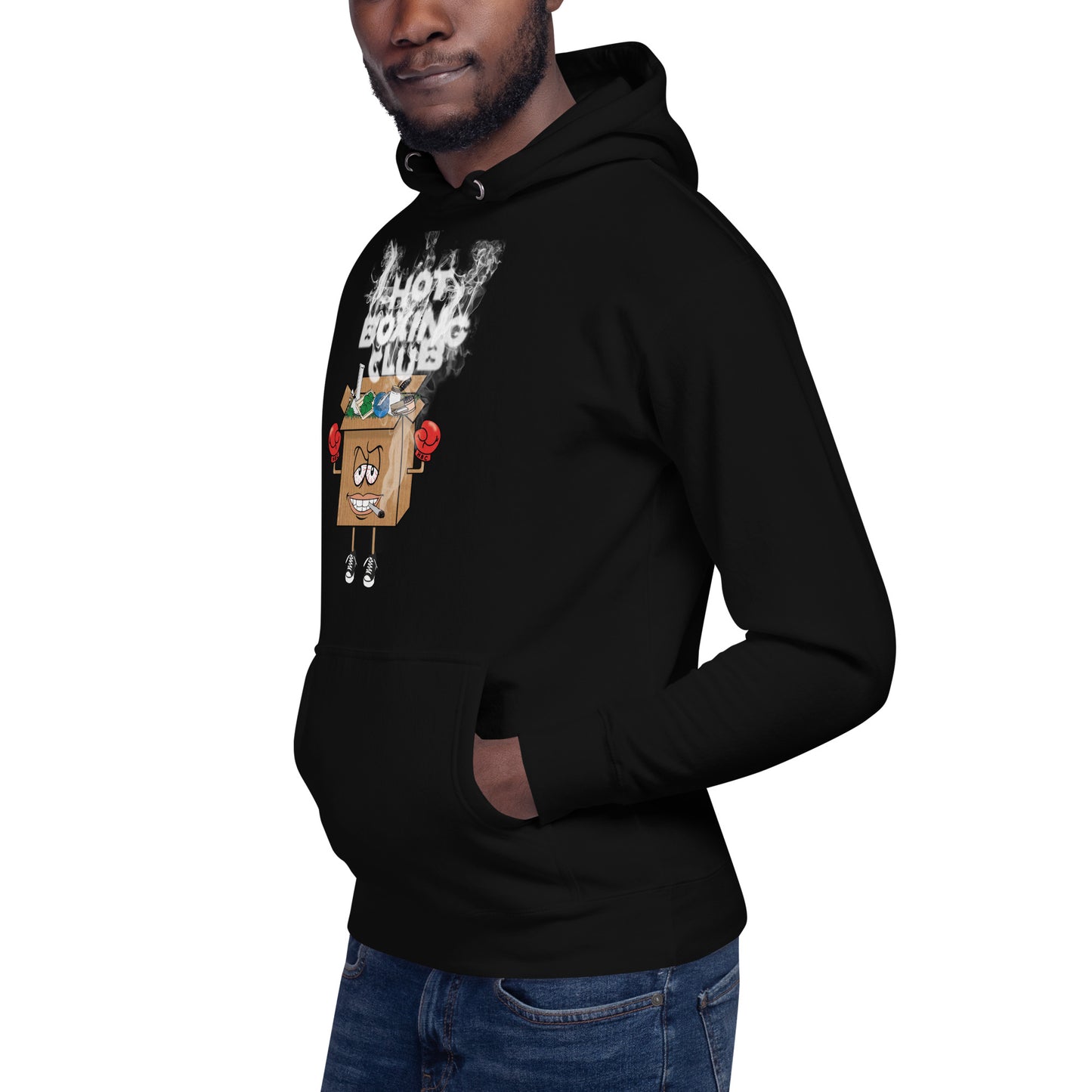 HBC Unisex Black Hoodie